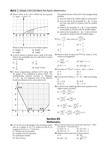 NTA CUET (UG) 10 Mock Test Papers | Section II Mathematics (For 2025 Exam) | With New Syllabus & Pattern Released on 1st March 2025