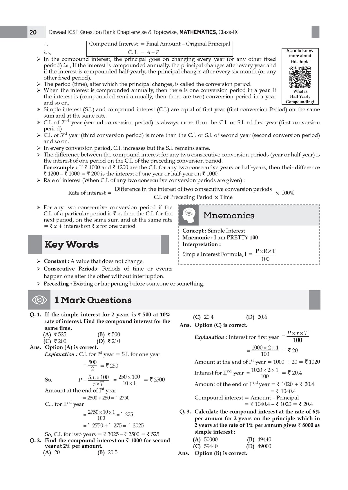 ICSE Question Bank Mathematics Class 9 For 2027 Exam | Chapter-wise & Topic-wise Revision Notes | Competency-focused Questions | Aligned with latest Syllabus & Exam Pattern