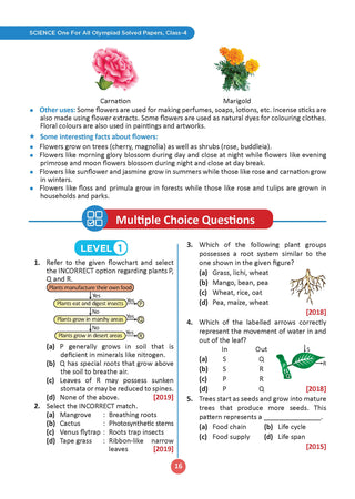 One For All Olympiads Class 4 Science Prep-Guide Book | Chapter-wise Previous Years' Solved Papers | Questions for SOF NSO & Other Olympiad Exams 2026 | With Sample Practice Papers & Oswaal.AI
