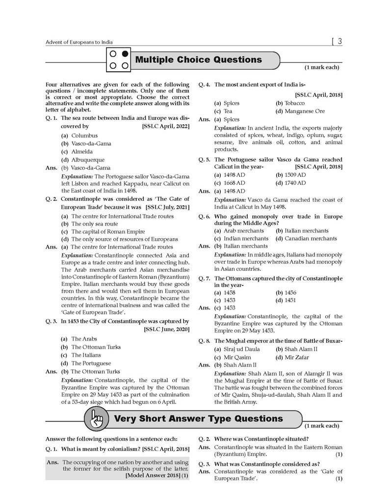 Karnataka SSLC | Chapterwise & Topicwise | Question Bank Class 10 | Social Science Book | For Board Exams 2025