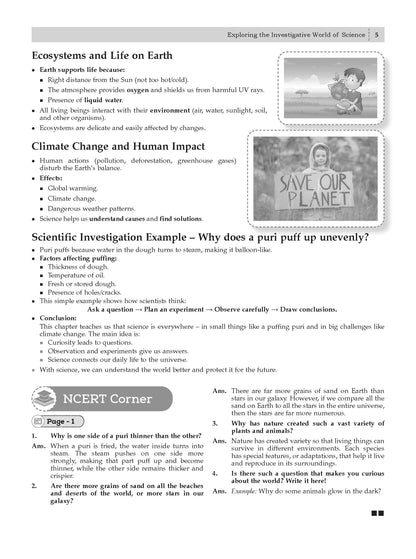 NCERT Textbook Solutions Science (Curiosity) Class 8