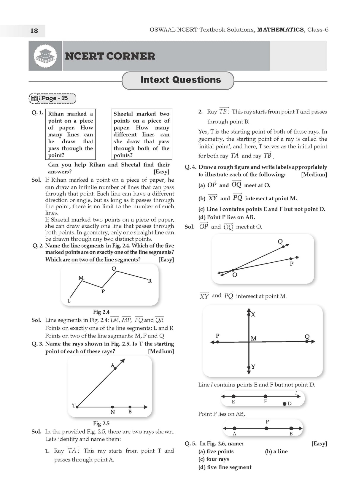 NCERT Textbook Solutions Class-6 Mathematics (Ganita Prakash) - Oswaal Books