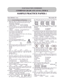 SSC (Staff Selection Commission)| CGL (Combined Graduate Level)|Tier-1| 27 Previous Solved Papers| Year-wise (2016 to 2024)| For Exam 2025