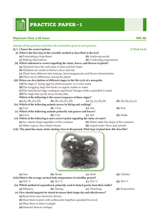 Oswaal One For All Question Banks NCERT & CBSE Class 6 (Set of 2 Books) Science & Social Science (For Latest Exam)