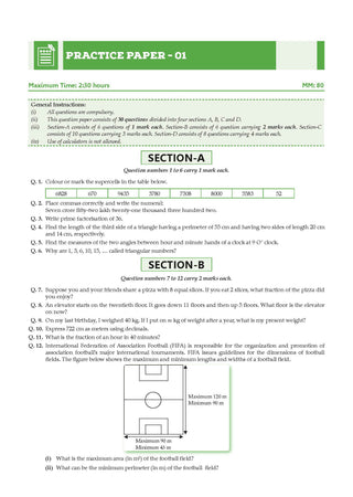 One For All Question Banks NCERT & CBSE Class 6 (Set of 2 Books) Mathematics & Social Science (For Latest Exam)