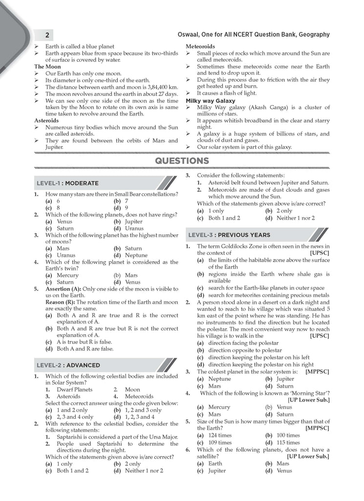 NCERT One For All Book for UPSC & State PSCs | Geography Classes 6-12 (Old & New NCERT Edition) | Latest Edition