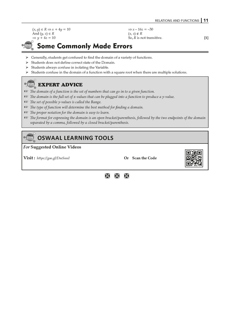 NCERT Exemplar (Problems - Solutions) Class 12 Mathematics Book For Latest Board Exam