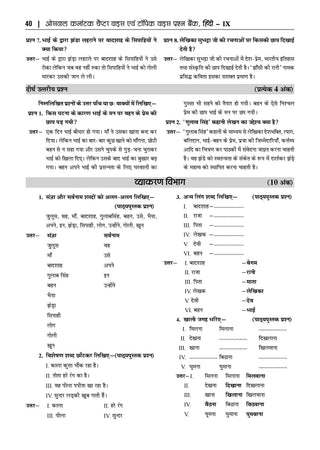 Karnataka Chapter-wise and Topic-wise Question Bank | Class 9 | Hindi Third Language | For 2027 Exam | based on KSEAB syllabus & SCERT Textbooks & NCERT Exemplar | With Oswaal.ai