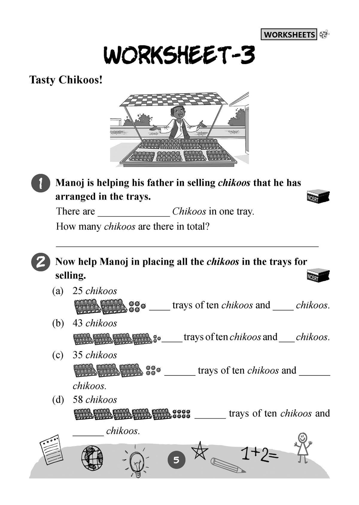 Oswaal Workbook Based on NCERT Textbook Joyful Mathematics Class 2 | With Practice Worksheets & Activity-Based Questions | For Exam 2026-27 | As per NCF & NEP