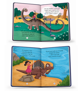 Lil Legends Dinosaur Padded Board Books for Kids | Set of 4 Books | Illustrated Dinosaur Storybooks | Early Learning Fun | Age 2-5 Years | Padded Cover Set