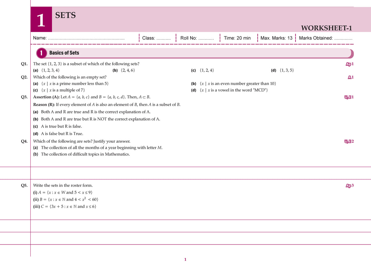 CBSE Workbook Class 9 Mathematics at Advance Course | aligned with NCERT | Perforated Worksheets for Practice with Competency Based questions | NEP 2020 + NCF-SE 2023 | 2027 Exam