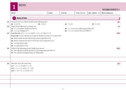 CBSE Workbook Class 9 Mathematics at Advance Course | aligned with NCERT | Perforated Worksheets for Practice with Competency Based questions | NEP 2020 + NCF-SE 2023 | 2027 Exam