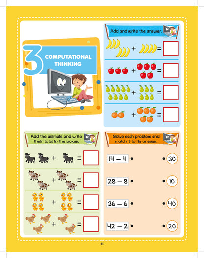 Lil Legends 250+ Activities â€“ Maths Quest Activity Book for kids (Age 5+ Years) | Conceptual Understanding & Thinking, Logical Reasoning, Problem Solving & more | Brain Boosting for Children - Oswaal Books