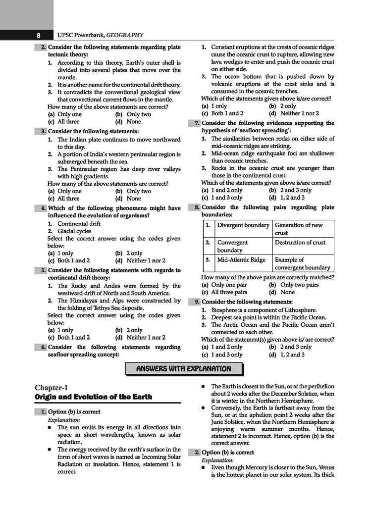 UPSC Power Bank | 1000+ MCQs  for UPSC & State PSCs Exams | Geography | Latest Edition