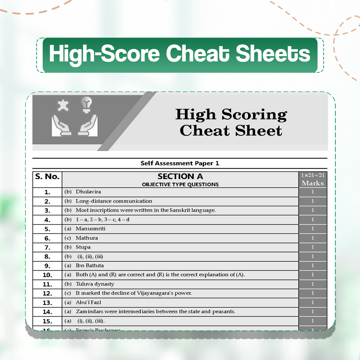 Oswaal CBSE 15 Sample Question Papers Class 12 Board Exam History 2026-27 based on latest CBSE SQP dated (21 Sep 2026) | New Questions Typologies With Oswaal AI