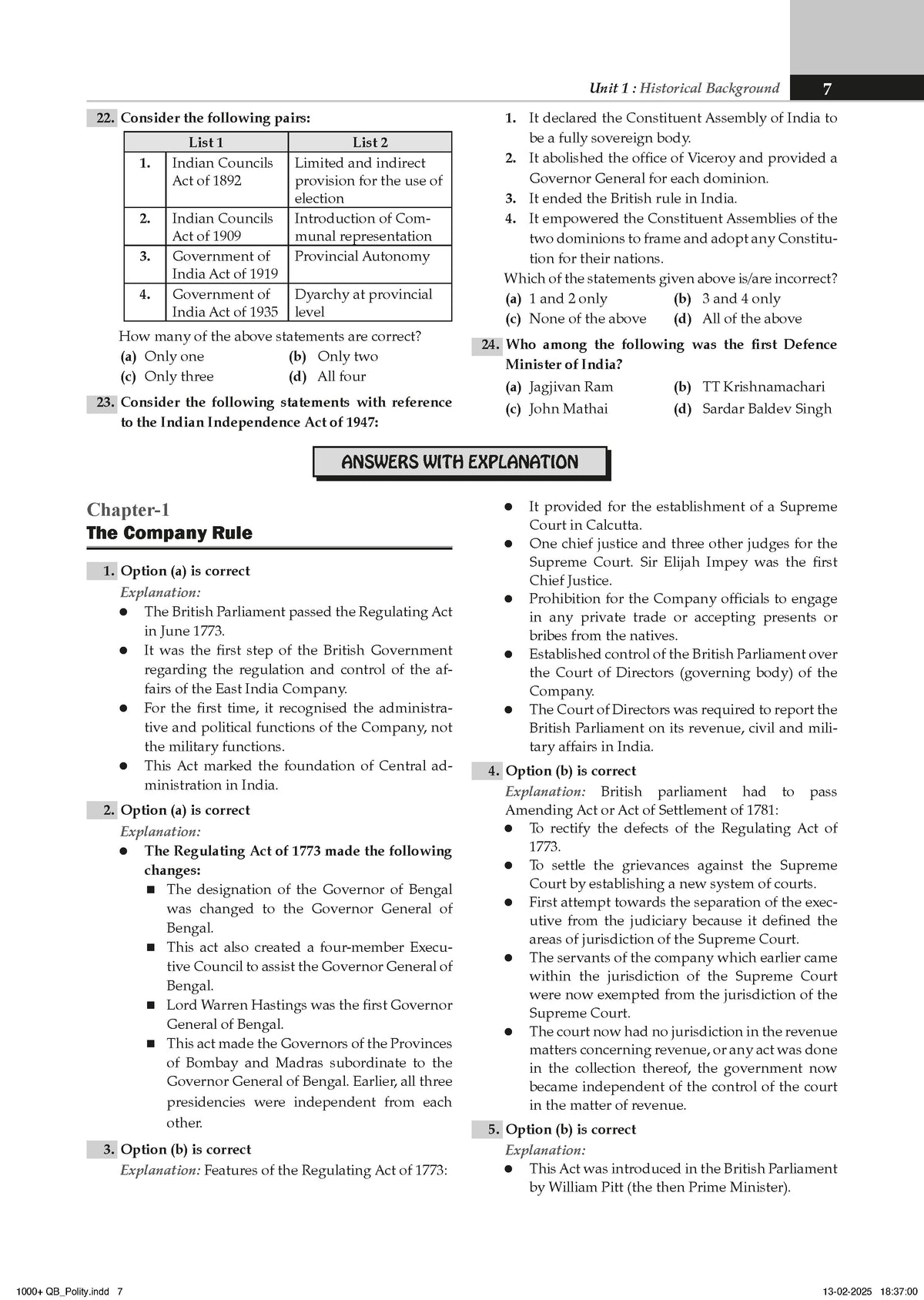 UPSC Power Bank:1000+ MCQs for UPSC and State PSCs Exams Indian Polity - Oswaal Books