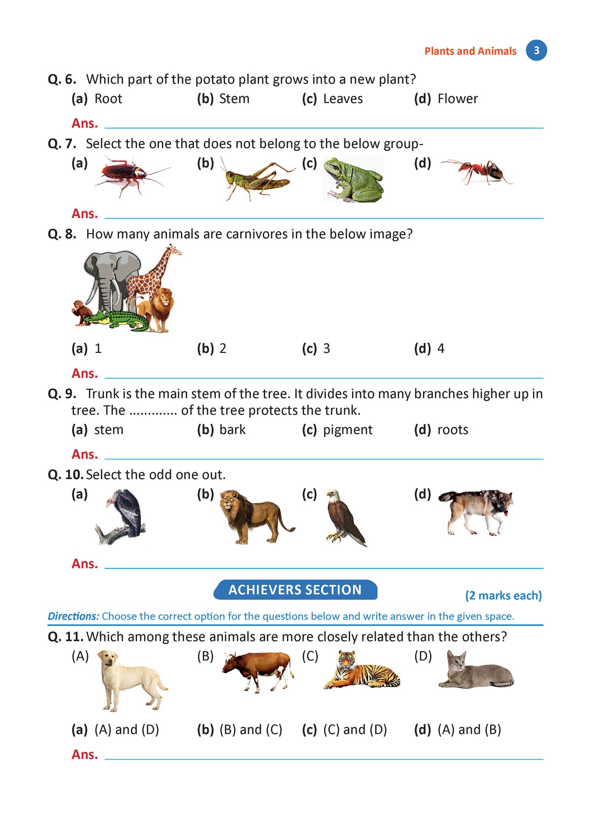 One For All Olympiads Workbook Class 3 Science | Questions for SOF NSO & Other Olympiad Exams 2026 | With Sample Practice Papers & Oswaal.AI