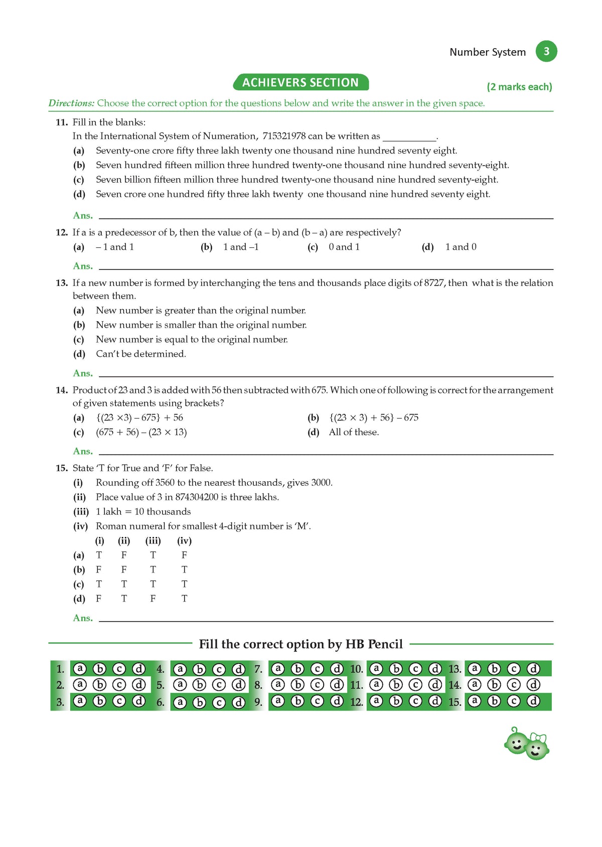 Oswaal One For All Olympiads Workbook Class 6 Maths | Questions for SOF IMO & Other Olympiad Exams 2026 | With Sample Practice Papers & Oswaal.AI