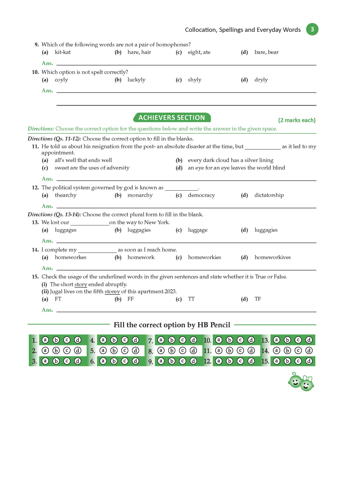 Oswaal One For All Olympiads Workbook Class 6 English | Questions for SOF IEO & Other Olympiad Exams 2026 | With Sample Practice Papers & .Oswaal AI