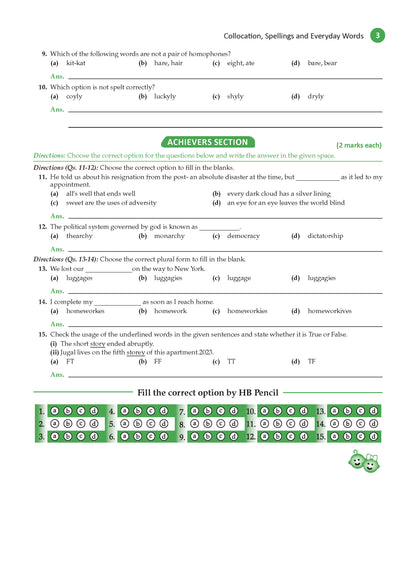 Oswaal One For All Olympiads Workbook Class 6 English | Questions for SOF IEO & Other Olympiad Exams 2026 | With Sample Practice Papers & .Oswaal AI