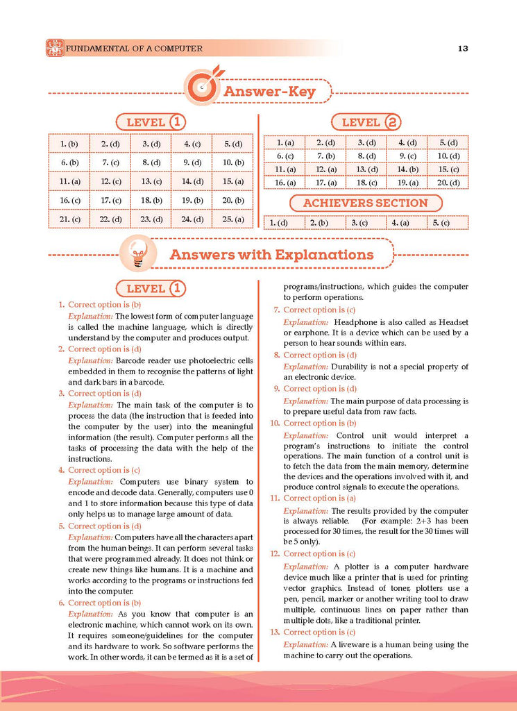 One for All Olympiads Previous Year Solved Papers Class 8 Cyber For 2025 Exam