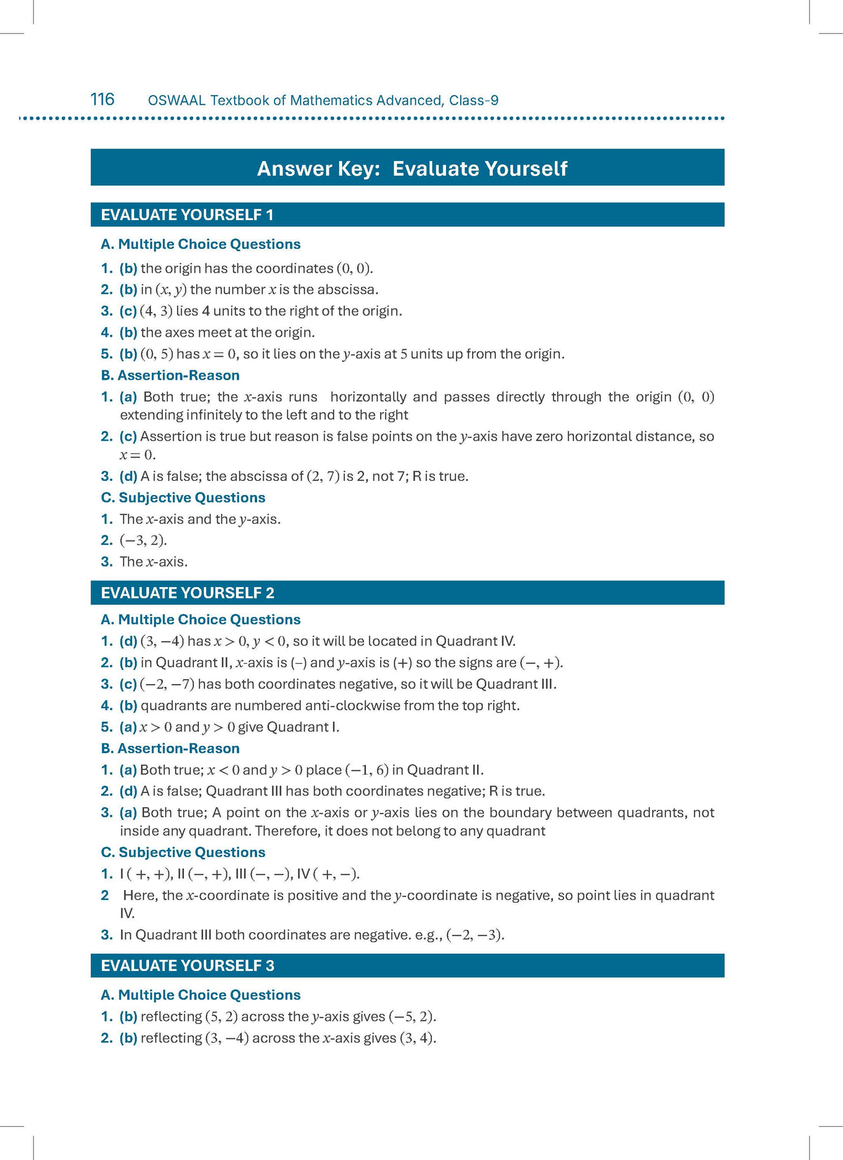 Oswaal Textbook of Mathematics | Advanced Level (Optional) | Class 9 | Based on Latest CBSE Syllabus & Reading Material | Aligned with NEP 2020 & NCF-SE 2023 | With Oswaal AI
