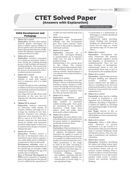 Oswaal CTET 19 Previous Years Solved Papers 2013-2025 | Paper 1 (Classes 1-5) & Paper 2 (Classes 6-8) | English Medium | CPD, Maths, Science, EVS, English & Hindi | Includes Feb 2026 Solved Paper