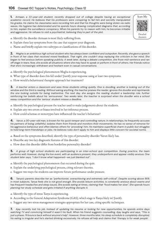 ISC | Topper Notes | Class 12 | Psychology with Oswaal.ai