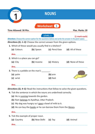 One For All Olympiads Workbook Class 1 English | Questions for SOF IEO & Other Olympiad Exams 2026 | With Sample Practice Papers & Oswaal.AI