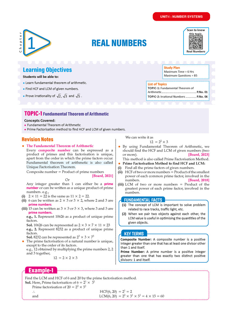 CBSE Question Bank Chapterwise and Topicwise SOLVED PAPERS Class 10 Mathematics (Standard) For Exam 2026