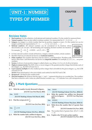Oswaal IGCSE Topical Past Solved Papers | Mathematics Vol. 1 (0580) | For 2027 Exam | With Oswaal AI