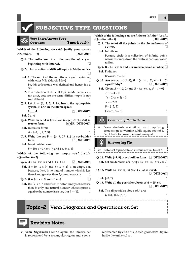 CBSE Question Bank Class 11 Mathematics For 2026 Exam