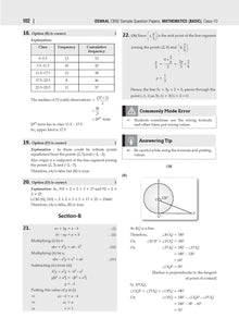 CBSE Sample Question Papers Class 10 Mathematics Basic Book (For 2025 Exam)