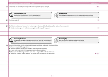 Oswaal CBSE Workbook Class 9 Science | aligned with NCERT Exploration | Perforated Worksheets for Practice with Competency Based questions | NEP 2020 + NCF-SE 2023 | 2027 Exam