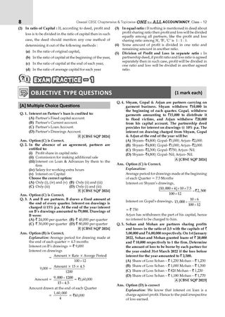 CBSE & NCERT One for All Class 12 Accountancy | Includes 2026 Papers (Delhi & Outside Delhi)- fully solved | With NCERT & Competency-based questions | For 2027 Exam | With Oswaal AI