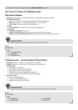 NCERT Textbook Solutions Social Science Part-1 Class 8 | For CBSE 2026-27 Exam | Based on Latest NCERT Exploring Society India and Beyond | With Objective & Subjective Questions for Practice