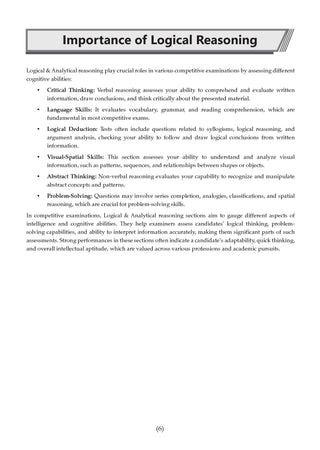 Objective Logical Reasoning For All Competitive Examinations | SSC, Defence, Banking, LIC, RRB, CAT & Other Important Exams