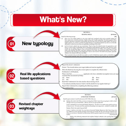 CBSE 15 Sample Question Papers Class 10 Board Exam English, Science, Social Science & Maths Standard (Set of 4 Books) 2026-27 based on latest CBSE SQP dated (21 Sep 2026) | With Oswaal AI