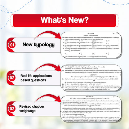 CBSE 15 Sample Question Papers Class 10 Board Exam Mathematics Basic 2026-27 based on latest CBSE SQP dated (21 Sep 2026) | New Questions Typologies With Oswaal AI