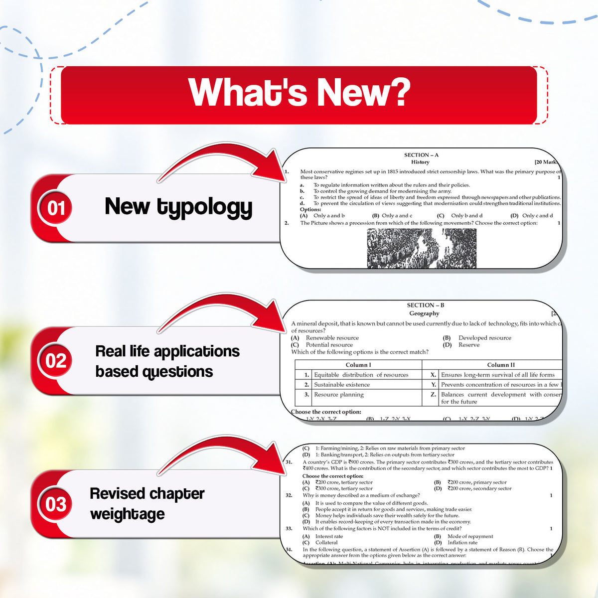CBSE 15 Sample Question Papers Class 10 Board Exam Social Science 2026-27 based on latest CBSE SQP dated (21 Sep 2026) | New Questions Typologies With Oswaal AI