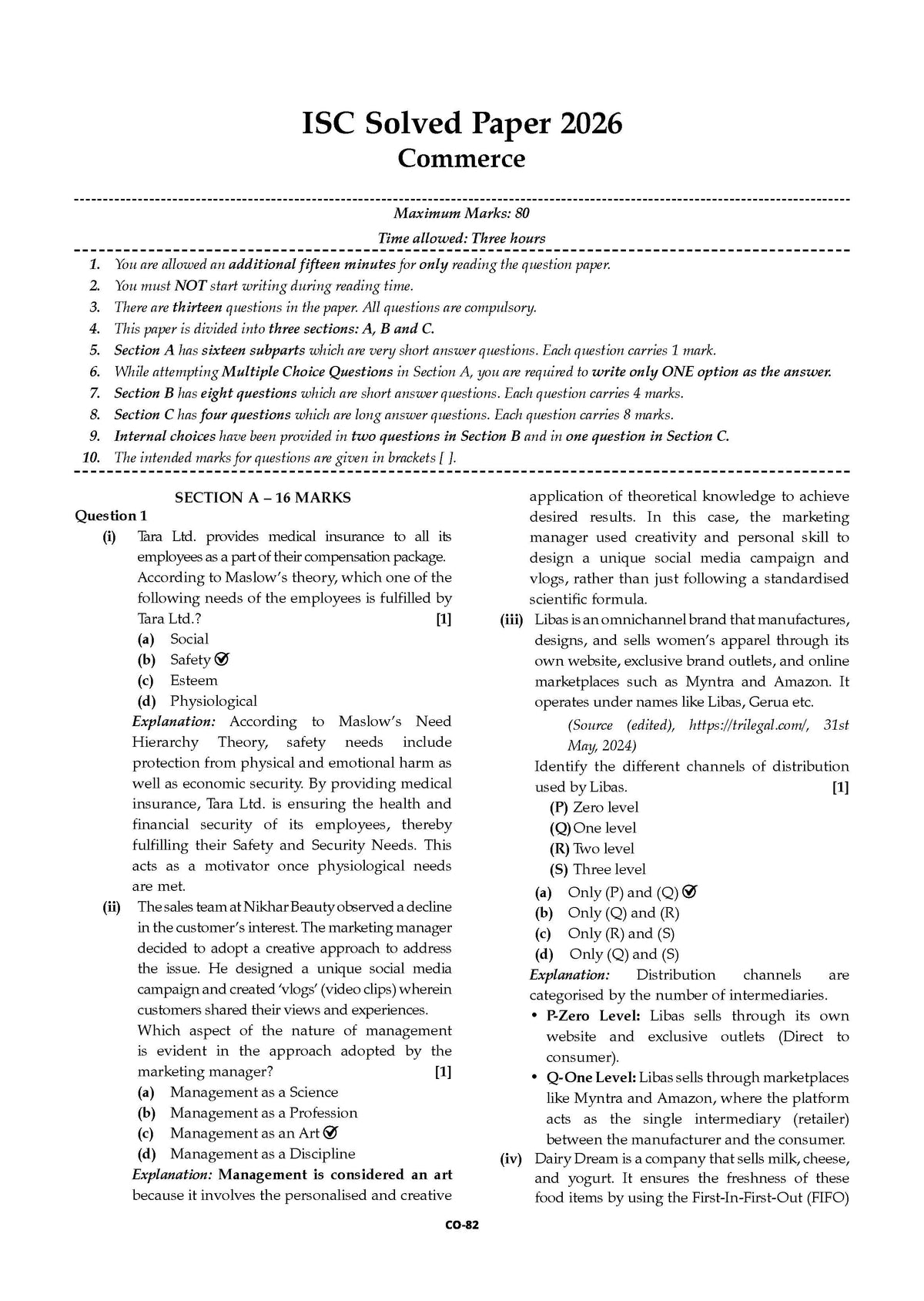 ISC 10 Previous Years' Solved Papers (2016-2026) | Class 12 Commerce: Accountancy, Economics, Business Studies, Maths, Eng 1&, Hindi, Computer Sc. & Physical Edu. | For 2027 Exam | Oswaal AI