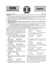 CDS (Combined Defence Services) 15 Solved Papers Year-wise 2018-2025 (I) | English | For 2025 Exam