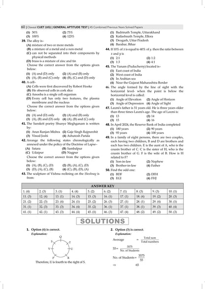 NTA CUET (UG) 45 Combined Previous Years' Papers | Humanities Stream | PYQs (2022 – 2026) NCERT aligned MCQs | For 2027 Exam | With Oswaal AI
