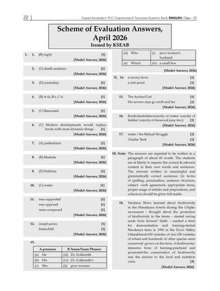 Karnataka II PUC Chapter-wise & Topic-wise Question Bank Class 12 English | 1550+ Questions | Revision Notes, Mind Maps, Mnemonics | Fully Solved PYQs (2026–2017) | 2027 Board Exam | oswaal.ai
