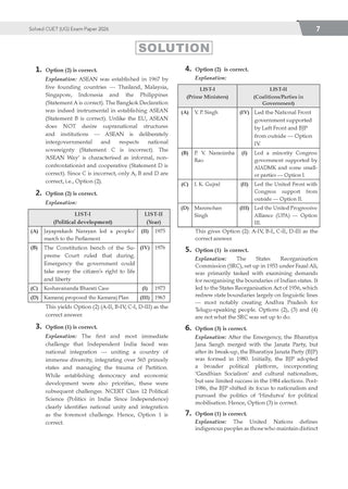 Oswaal NTA CUET (UG) Chapter-wise Solved Papers Question Bank | Political Science |PYQs (2021–2026) NCERT aligned MCQs |With Solved Paper 2026 |For 2027 Exam |With Oswaal AI