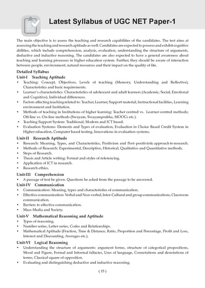 NTA UGC NET / JRF / SET Paper 1 | 18 Years' Chapter-wise & Topic-wise Solved Papers (2009-2026) | Teaching & Research Aptitude (Compulsory) | For 2026 Exam
