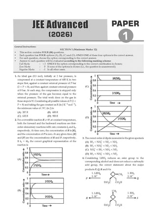 JEE Advanced 25 Years Year-wise Solved Papers Physics, Chemistry & Mathematics (Set of 3 Books)  | Fully Solved May 2026 Paper 1 & 2 | Smart Mind Maps, Mnemonics, PYQs & Oswaal AI