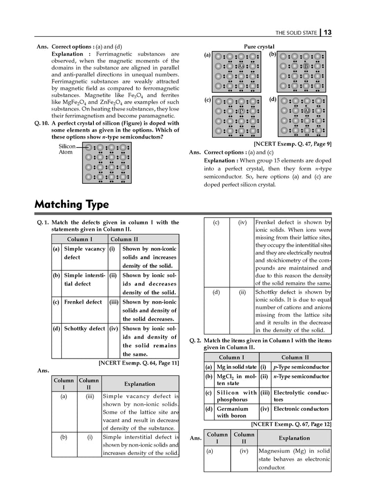 NCERT Exemplar (Problems - Solutions) Class 12 Chemistry Book For Latest Board Exam