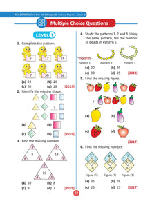 One for All Olympiads Previous Year Solved Papers Class 2 Reasoning For 2025 Exam