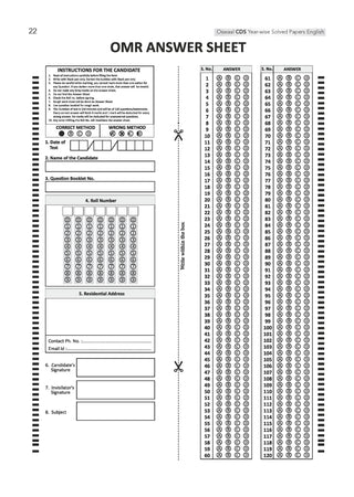 CDS (Combined Defence Services) Yearwise 16 Solved Papers (2018-2025) (I &II) Elementary Mathematics, English & General Knowledge (Set of 3 Books) For 2026 Exam